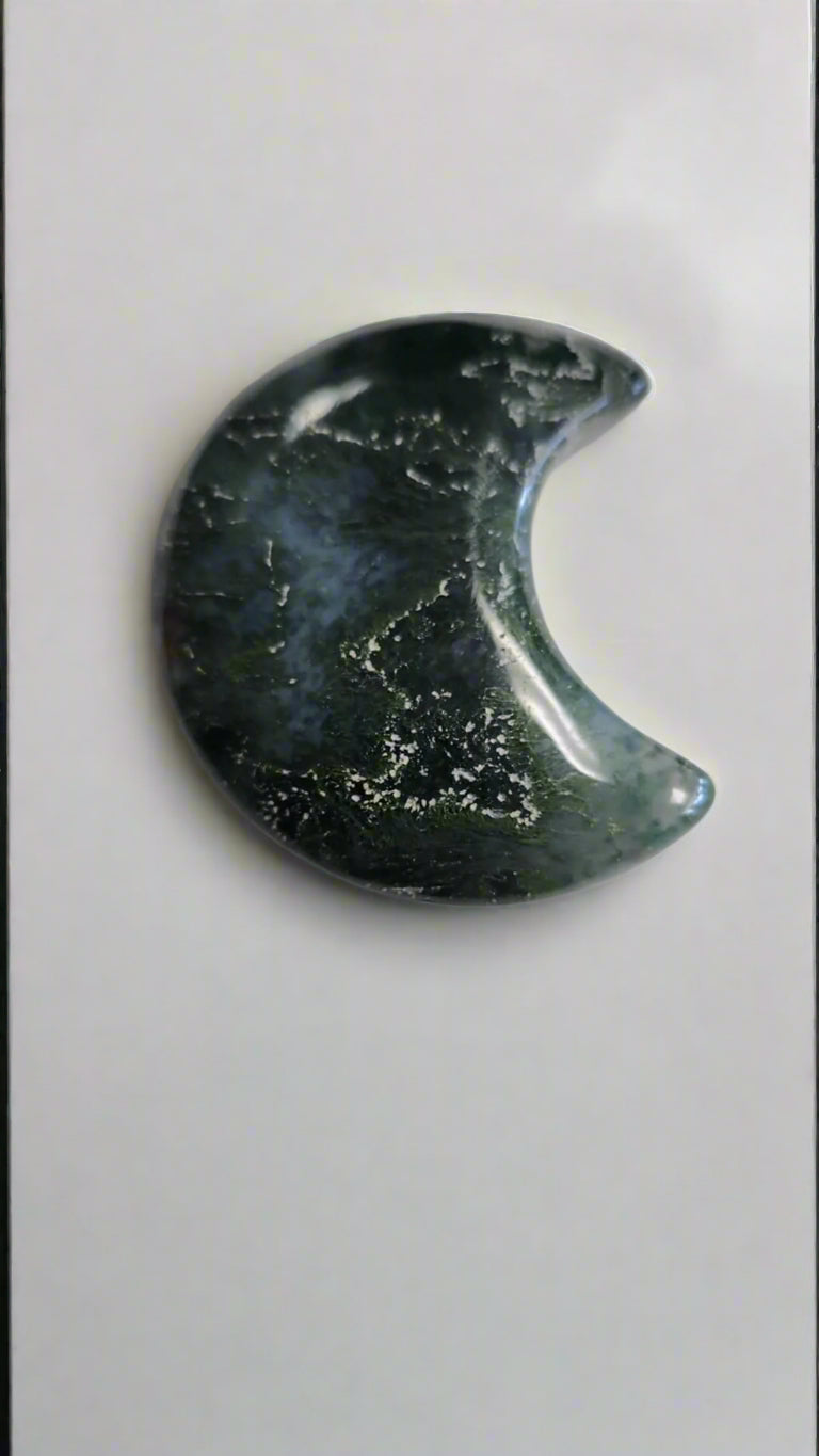 Moss Agate Moon