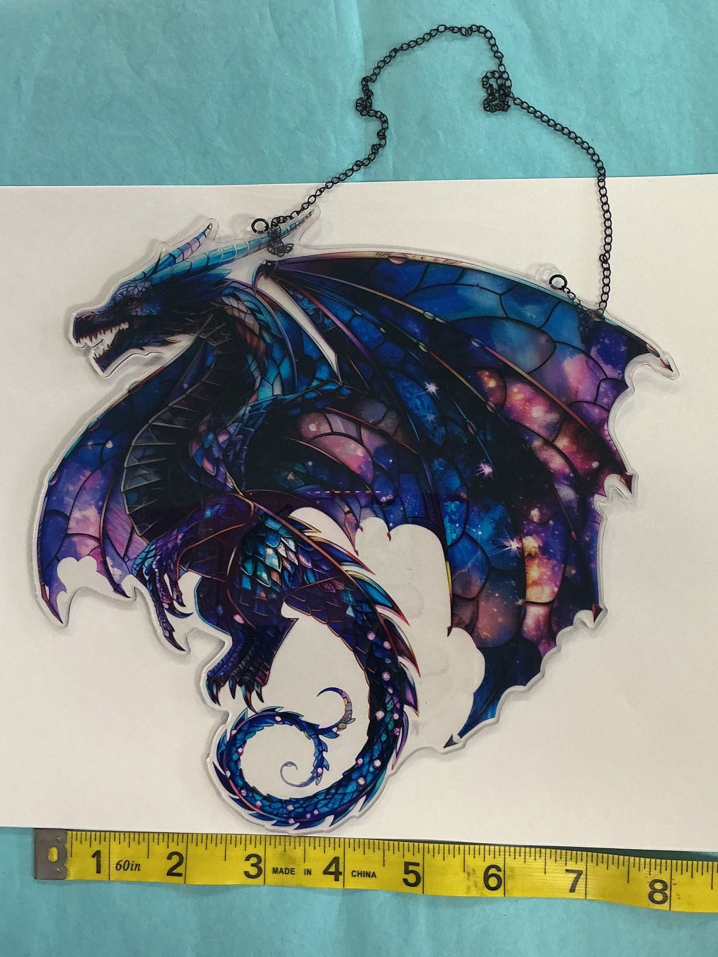 Purple Dragon Window Hang