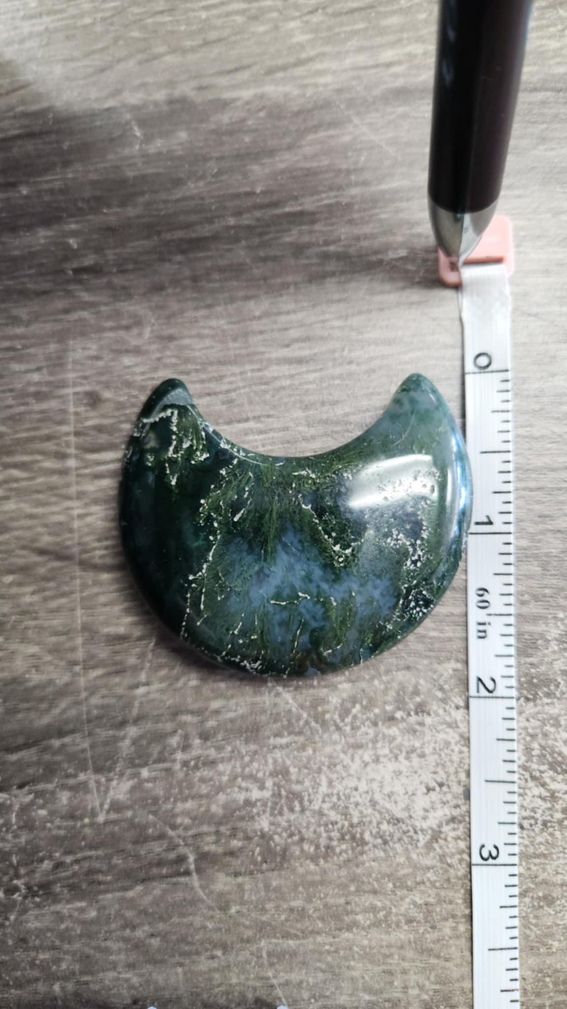 Moss Agate Moon