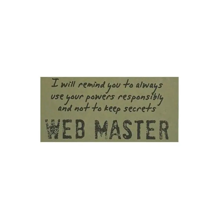 Web Master