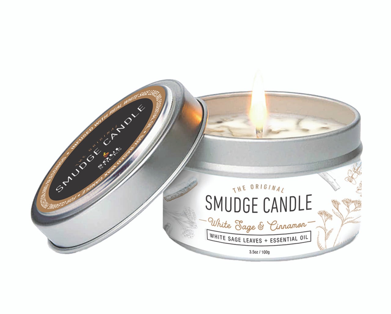 Tin Smudge Candles