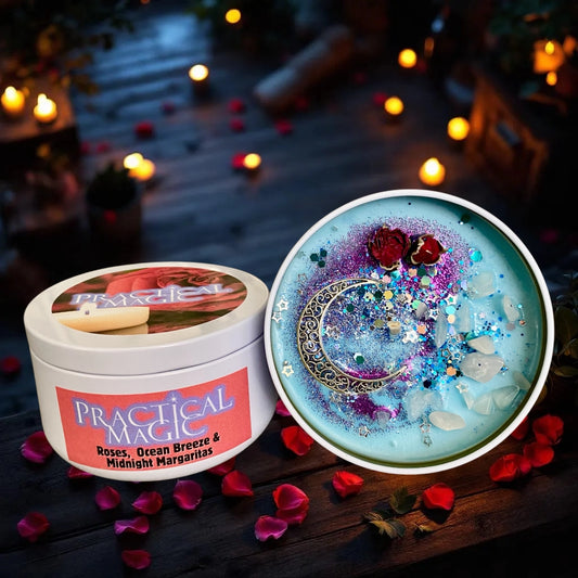 Practical Magic Tin Candle