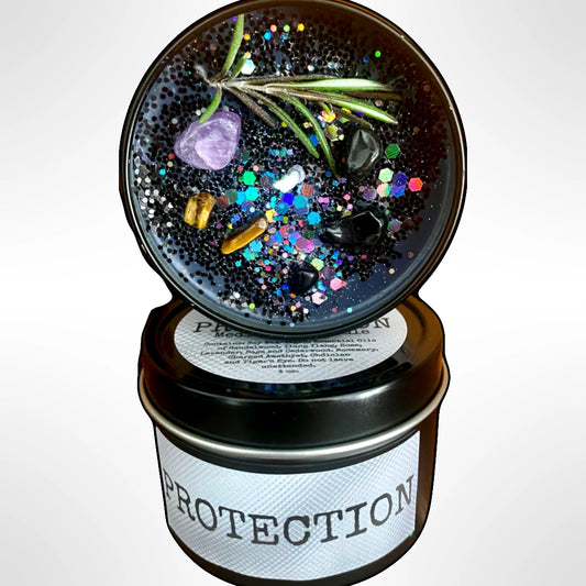 Protection Tin Candle