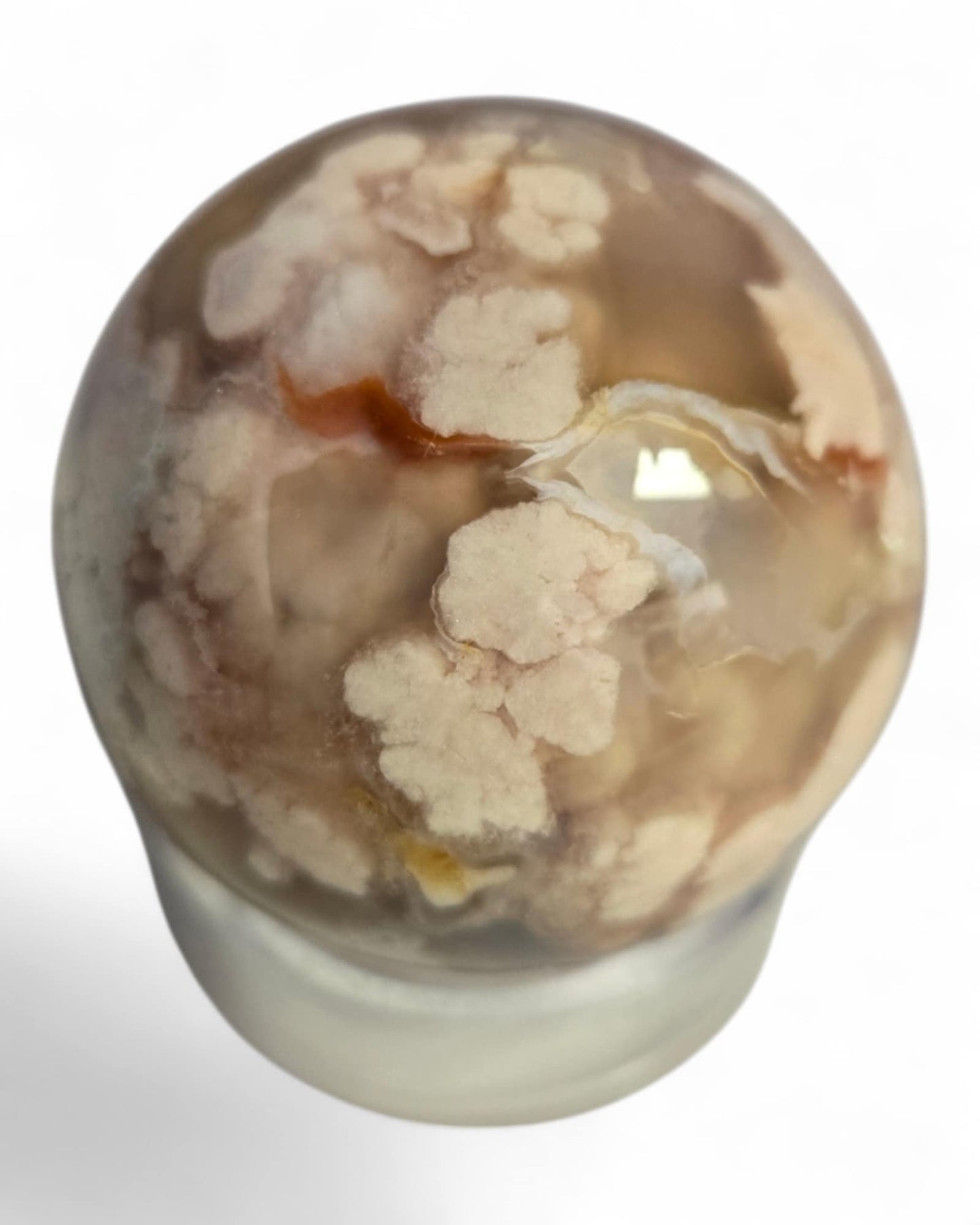 Flower Agate Spheres