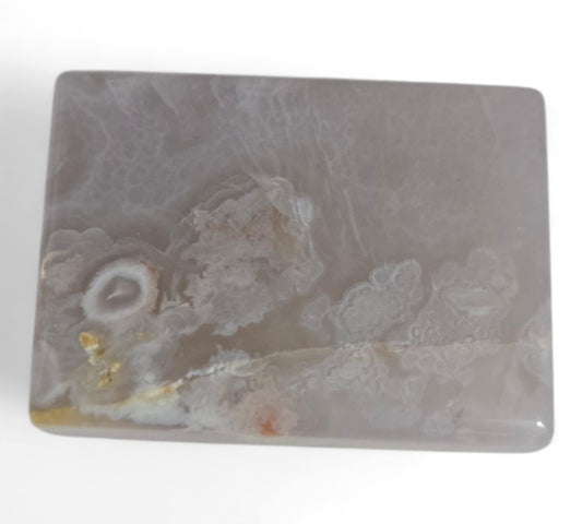 Flower Agate Cabochon Rectangles