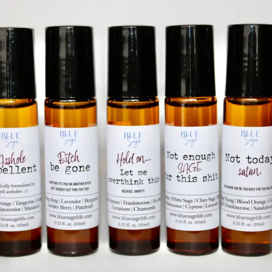 Blue Sage Essential Oils (Funny)