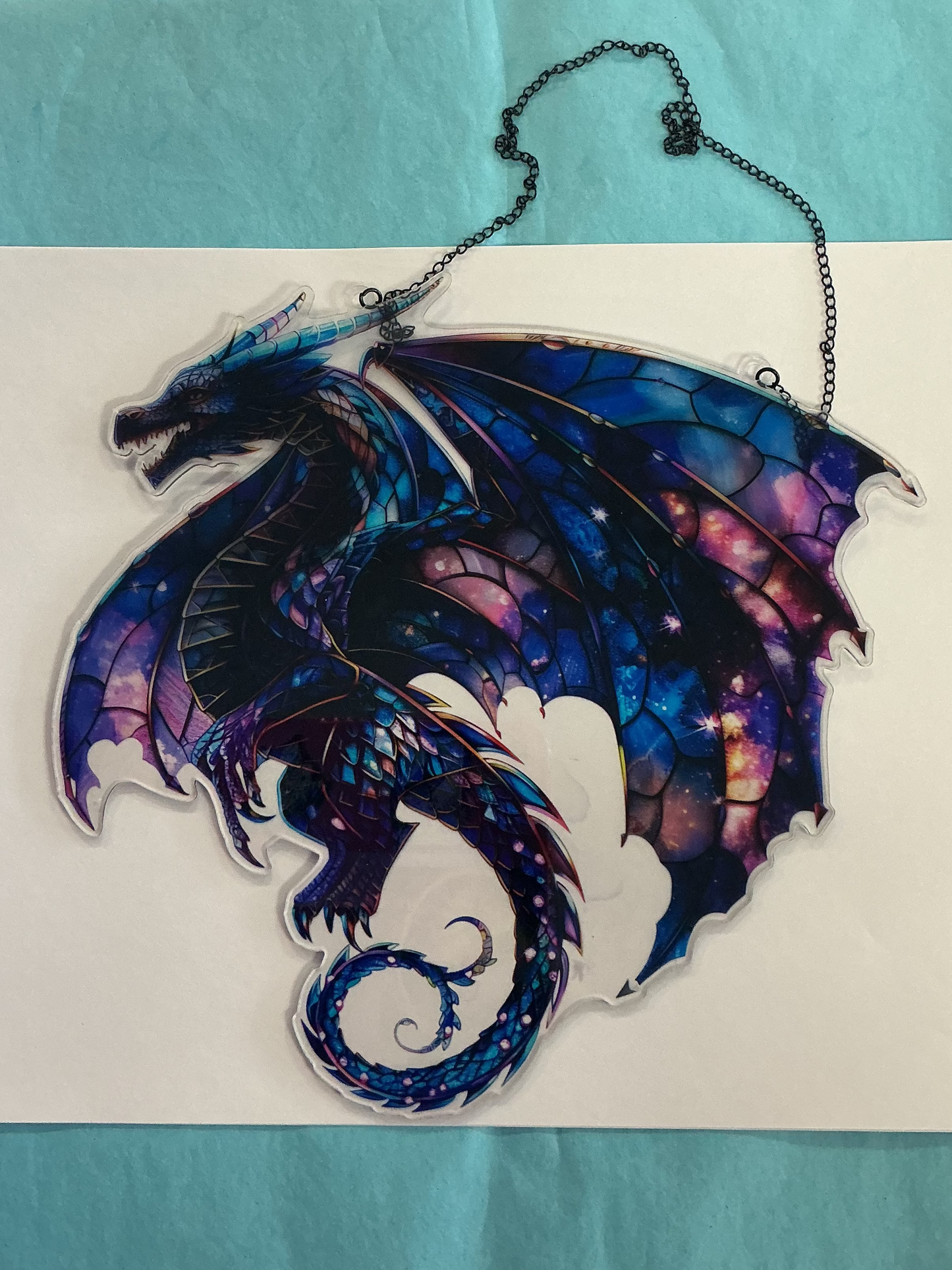 Purple Dragon Window Hang