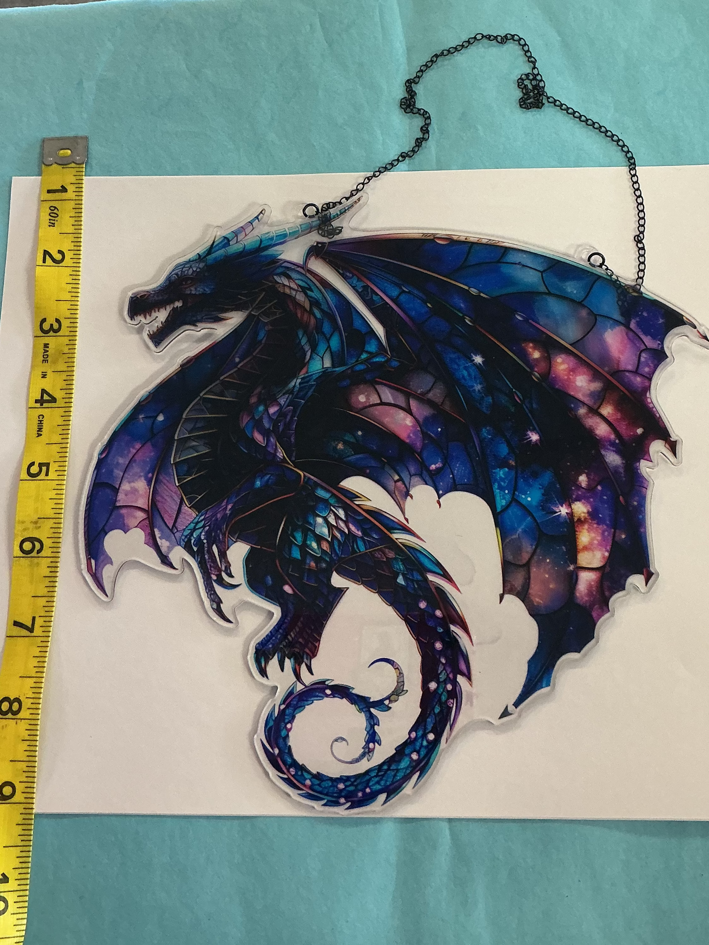 Purple Dragon Window Hang