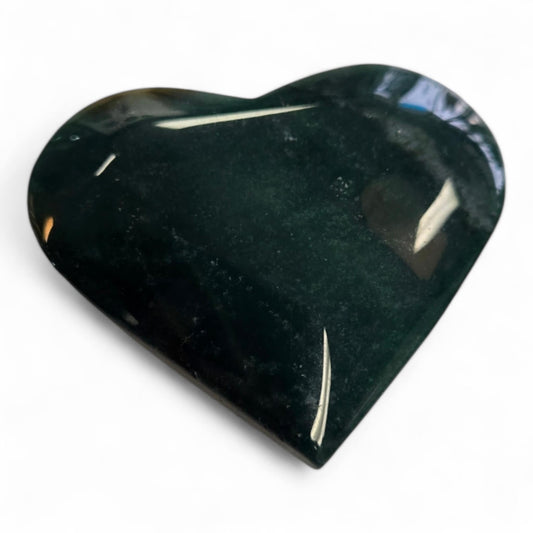 Moss Agate Hearts