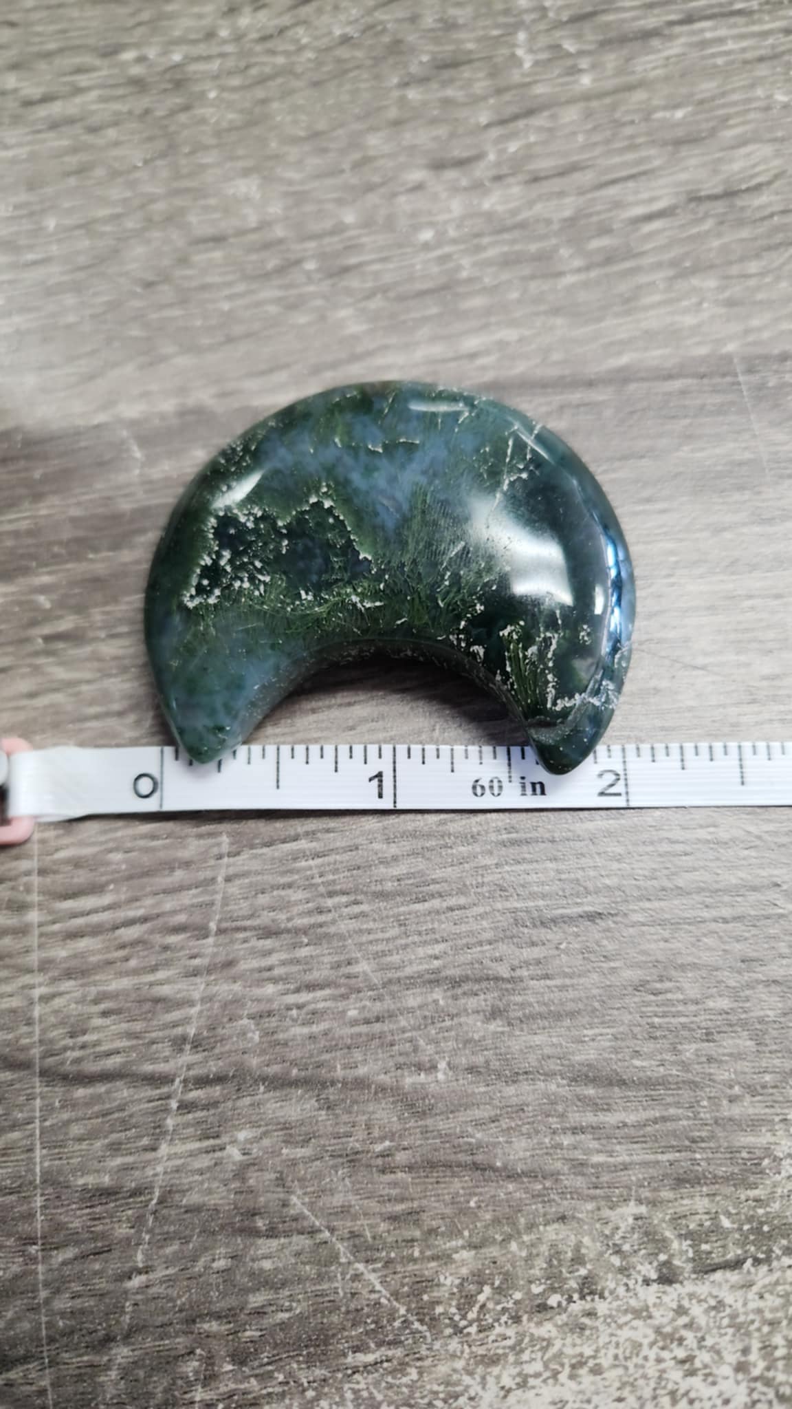 Moss Agate Moon