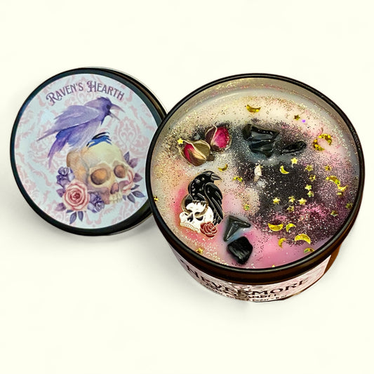 Nevermore Tin Candle